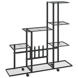 Plant Stand Black Powder-coated metal 94.5 cm x 25 cm x 92.5 cm 336114