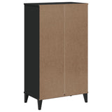Shoe Cabinet VIKEN Black Engineered Wood 374927