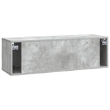 Wall-Mounted TV Cabinet Concrete Grey 98 x 31 x 30 cm 898218