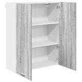 Hanging Cabinet Grey Sonoma 80 x 31 x 100 cm Engineered Wood 884367