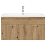 Sink Cabinet with Built-in Basin Artisan Oak Engineered Wood 3328910