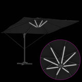 Umbrella Black 286 x 284 x 270 cm Aluminium and Polyester 42003323