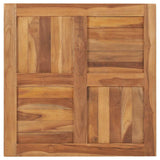Table Top Teak Solid teak wood 70x70 cm Durable Table Top 48989