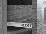 Bedside Cabinet Grey Sonoma 43 x 41 x 63.5 cm Engineered Wood 895711