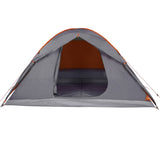 Camping Tent Dome 6-Person Orange Waterproof 94414