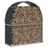 Log Holder Anthracite 120x45x140 cm Galvanised Steel 364561