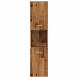 5 Piece Bathroom Furniture Set Old Wood Engineered Wood 3328597