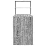 Desk with Shelf Grey Sonoma 113 x 54 x 120 cm Engineered Wood 869279