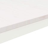 Coffee Table White 60 x 30 x 36 cm Solid Pine Wood 892758