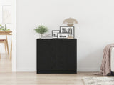 Sideboard Black Oak 60 x 30 x 70 cm Engineered Wood 862086