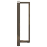 Bar Table Legs T-Shaped 2 pcs Black 60x35x cm Steel 4013107