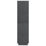 Book Cabinet/Room Divider Grey 80x35x135 cm Solid Pinewood 810891