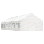 Gazebo with Roof White 13.38x5.88x3.75 m Polyethylene 3155498
