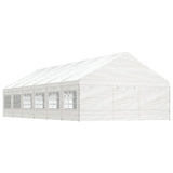 Gazebo with Roof White 13.38x5.88x3.75 m Polyethylene 3155498