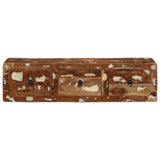 Wall-mounted TV Cabinet 100x32x25 cm Solid Wood Reclaimed 4104528