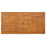 Garden Dining Table 180x90x75 cm Solid Acacia Wood 315945