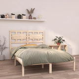 Bed Frame without Mattress 120x200 cm Solid Wood 3105660