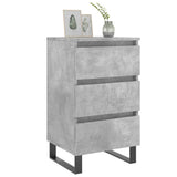 Bedside Cabinets 2 pcs Concrete Grey 40x35x69 cm Engineered Wood 826949