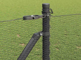 Welded Wire Fence with Concrete Base 25 x 0.8 m 3353653