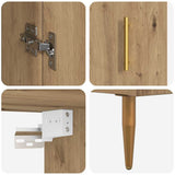Highboard 2 pcs Artisan Oak Engineered Wood 3415901