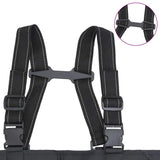 Chest Waders with Boots and Belt Black Size 39 4017000