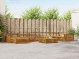 Outdoor Sofa Set 8 pcs Natural 3373854