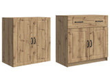 Cabinet Set 2 pcs Engineered Wood 3416996