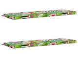 2-Piece Bench Cushions SOEST 2 pcs 100% Polyester Multicolour 950277