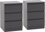 ZNTS Malvern 3 Drawer Bedside 100-103-073