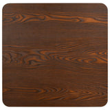 Bistro Table Dark Brown 60X60 cm MDF 286431