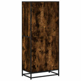 Bookcase Smoked Oak 60x35x139 cm Engineered Wood 3300842