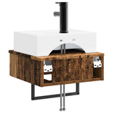 Wall-Mounted Wash Basin Old Wood 40 x 41 x 39 cm 890206