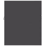 ZNTS Sink Cabinet with Built-in Basin Grey Engineered Wood 3070813