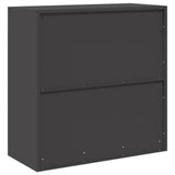 Storage Cabinet Black 90 x 40 x 90 cm Steel 891640