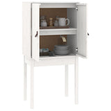 Highboard White 60x40x120 cm Solid Wood Pine 821745
