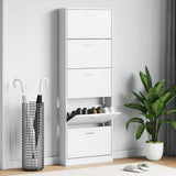 Shoe Cabinet White Engineered wood, plastic, aluminium alloy Medium 241240
