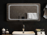 LED Bathroom Mirror Transparent 70 x 50 cm Tempered Glass 42045834