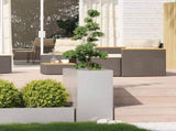 Planter 40x80x80 cm Stainless Steel 860777
