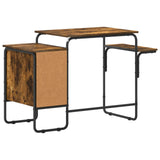 Desk with Storage Smoked Oak 120 x 50 x 75 cm 8007998