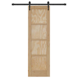Sliding Door ORKDAL Natural 61 x 198.5 cm Solid Pine Wood 3445593