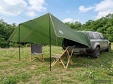 Vehicle Awning Green 518 x 580 x 215 cm Polyester and Steel 42028555