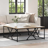 Coffee Table Artisan Oak 100 x 100 x 40 cm Engineered Wood 882770