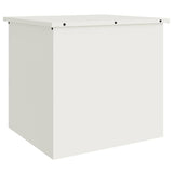 Outdoor Storage Box White 55 x 50.5 x 50 cm Steel 874575