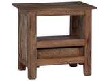 Bedside Table Brown 30 x 30 x 47 cm Solid Reclaim Wood 42012370