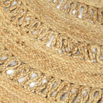 ZNTS Handmade Rug Braided Jute 150 cm 133709