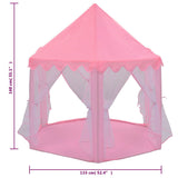 Princess Play Tent with 250 Balls Pink 133x140 cm 3107714