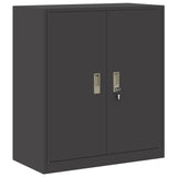 Storage Cabinet Black 80 x 40 x 90 cm Steel 891682