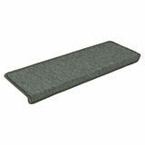 Stair Mats 30 pcs 65x21x4 cm Dark Green Rectangular Edge 3365773