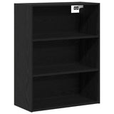 Highboard Black Oak 69.5 x 32.5 x 180 cm Engineered Wood 3416168