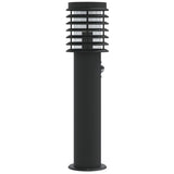Outdoor Floor Lamp with Sensor Black 60 cm Stainless Steel 4006369